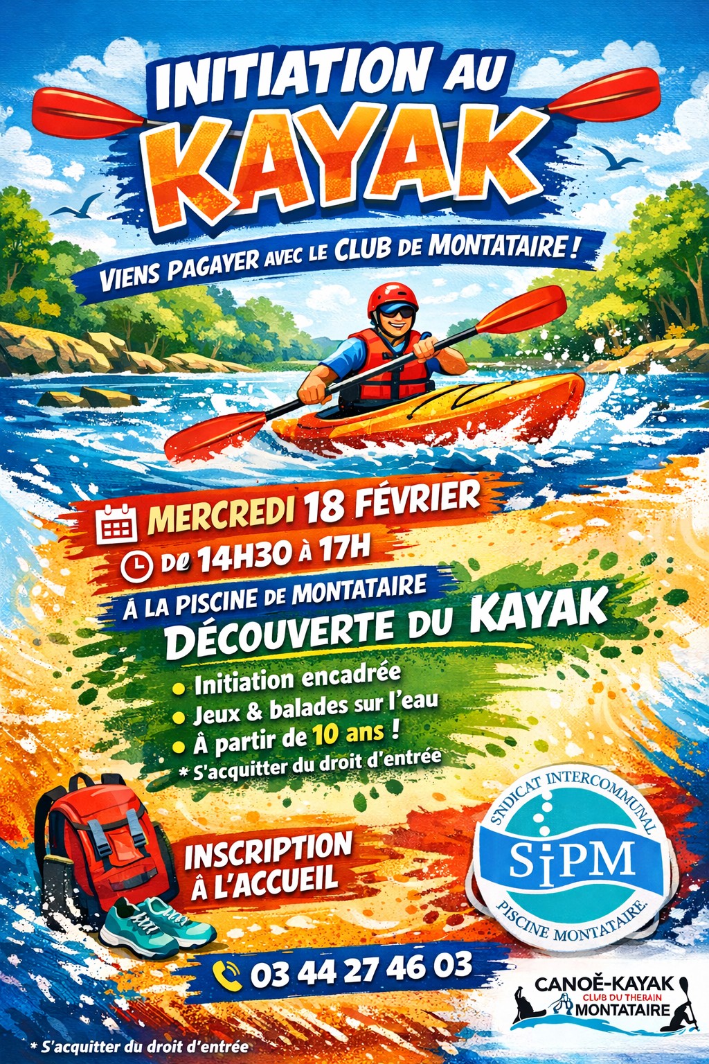 canoe kayak pisicine de montataire