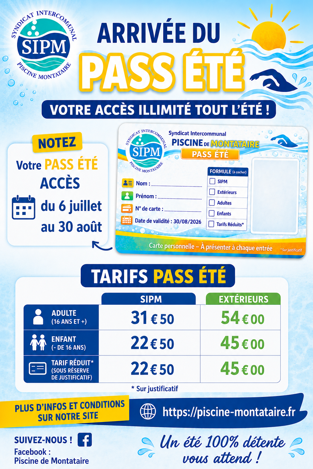 pass ete piscine de montataire