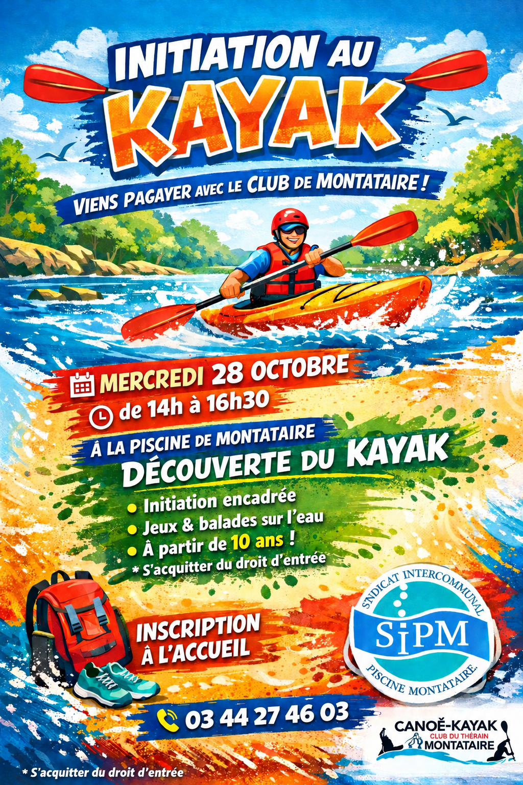 initiation kayak montataire